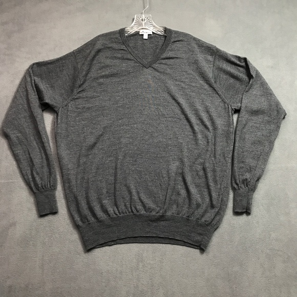Peter Millar Sweater Men XXL Soft V Neck Merino Wool Silk Golf Cosmetic 2nd Hole - Picture 2 of 11